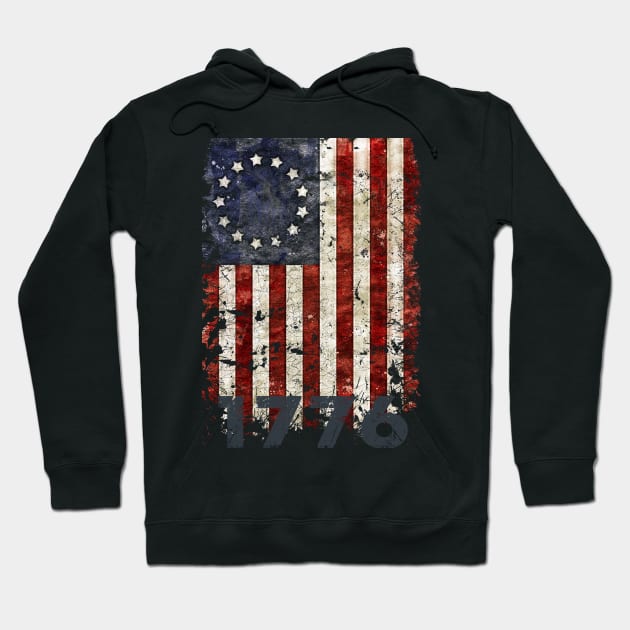 Betsy Ross Hoodie by Trapezoid